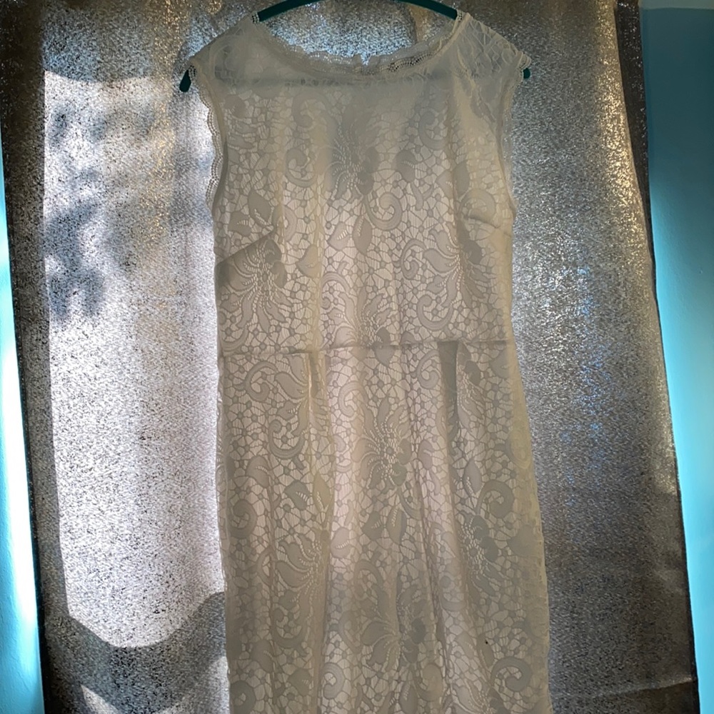 White, summer dress